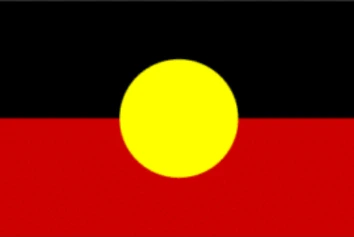 The Australian Aboriginal flag